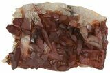 Natural, Red Quartz Crystal Cluster - Morocco #139763-1